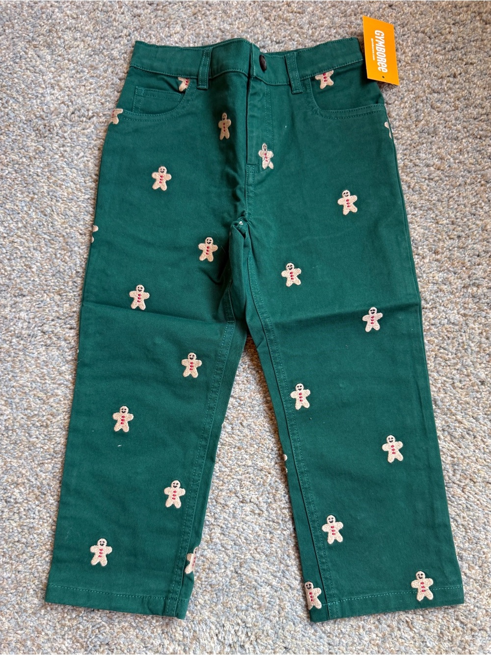 Gymboree gingerbread khaki pants size 4T